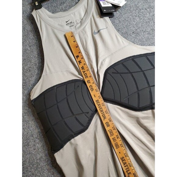 Nike Dri Fit Pro Hyperstrong Gray Padded Compression Basketball Men's 3XLT NWT - Picture 12 of 12